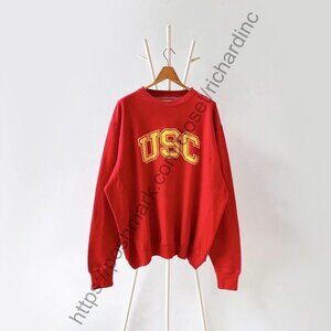 00s Southern California USC Trojans sweatshirt shirt red vintage vtg